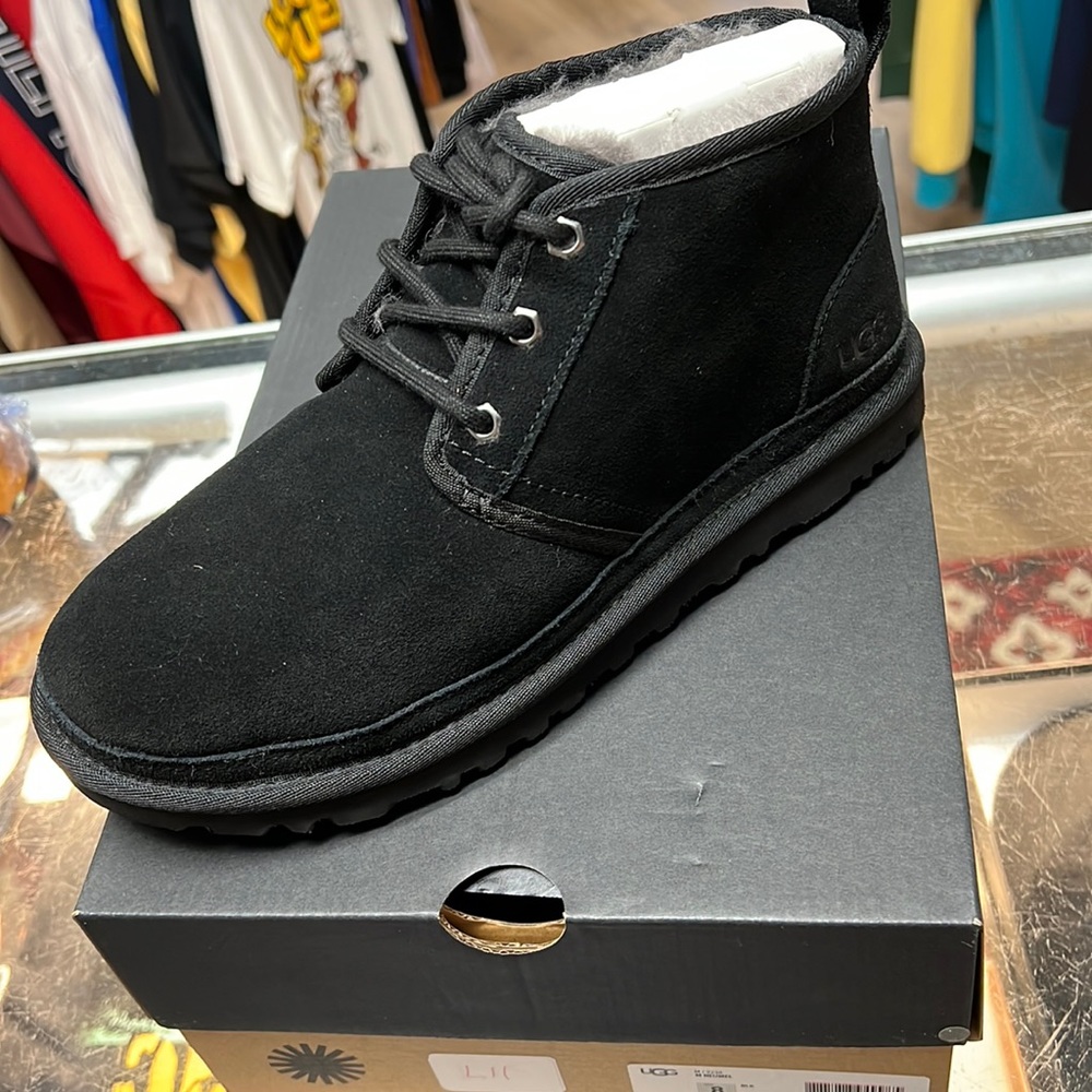 Black UGG boots